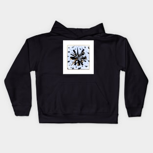 Double Star. Collage. Kids Hoodie